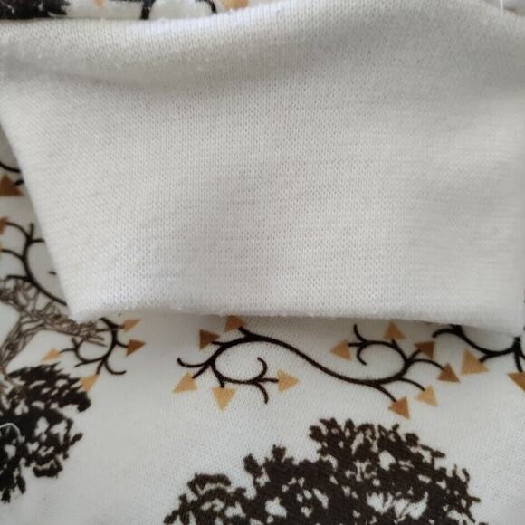 Raw Blue Hoodie Heavyweight Full Zip Men's 2XL All Over Print Trees - Picture 12 of 16